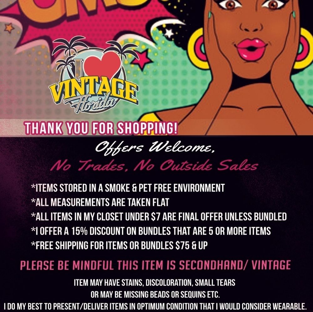 Vintage Polyester Button Down Top - image 3